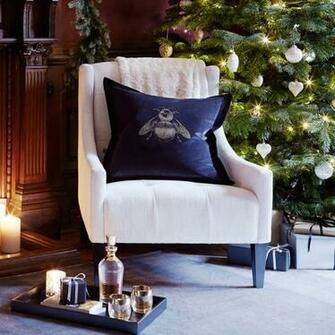 Timorous Beasties Napoleon Bee Cushion Occa Home Uk