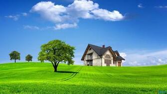 Desktop Pc Laptop Home With Garden HD Wallpaper High Definition