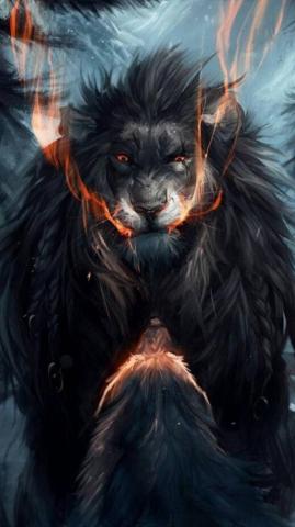 Lion Vs Wolf iPhone Wallpaper Arte De Tigre Dark Fantasy Art