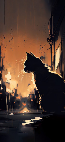 Cat Art Wallpaper