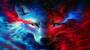 Galaxy Wolf Wallpaper Posted By Christopher Mercado