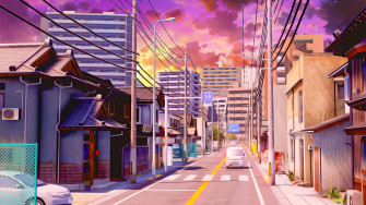 Anime City Picture Wallpaper