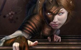 Fantasy Girl Cat Burgler Desktop Pc And Mac Wallpaper