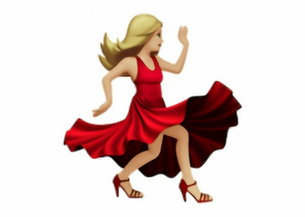 Salsa Dancing Emoji Png Lady