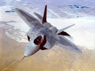 Raptor Military Jet Fighter Wallpaper Desktop Online