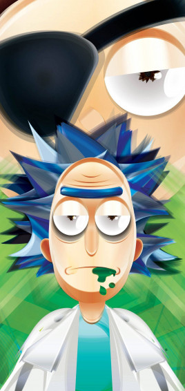 Cool Rick And Morty Eyepatch Wallpaper