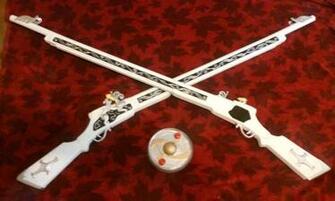 Mami S Rifle And Homura Shield By Becosyouplay