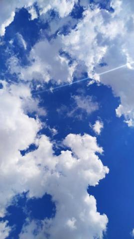 Cloud Clouds Sky Blue White