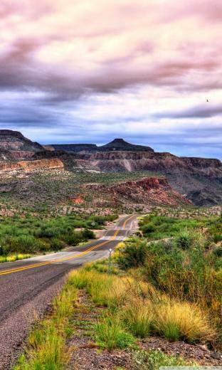 Road To Big Bend National Park 4k HD Desktop Wallpaper For
