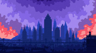 High Skies Pixel Art 4k Laptop Full HD 1080p Wallpaper