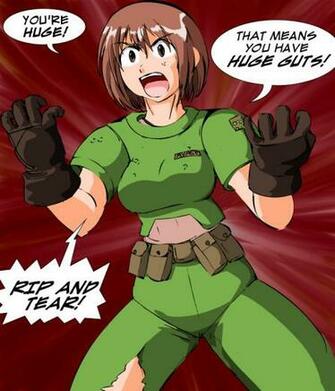 Pin Doom Guy Meme