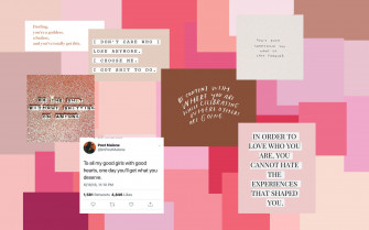 Pink Quotes Aesthetic Computer Wallpaper Cute Desktop
