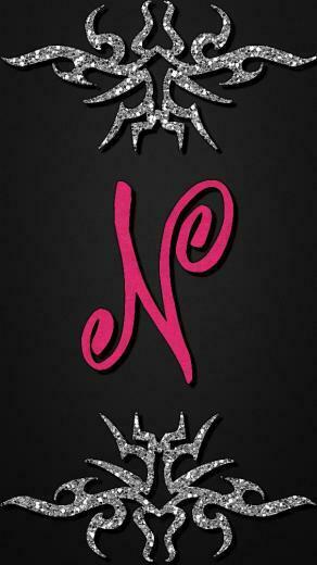N By Gizzzi Alphabet Wallpaper Lettering