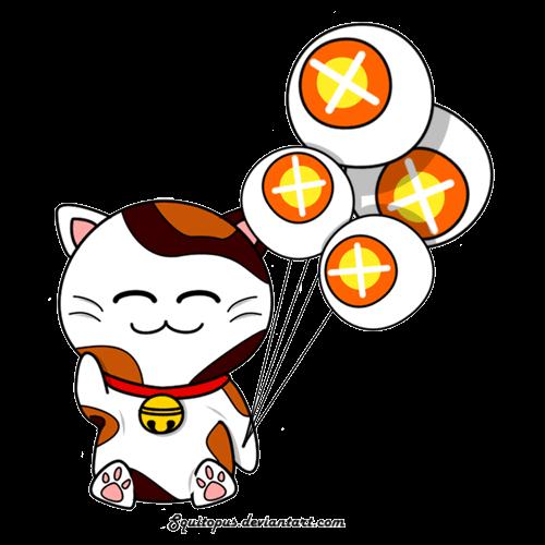 Neko The Lucky Cat By Squitopus