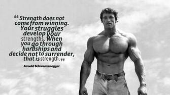 Arnold Schwarzenegger Strength Quotes Wallpaper Baltana