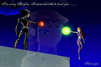 Starfire And Robin Photo