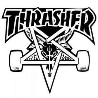 Thrasher Goat Logo Pentagram