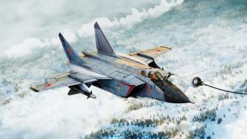 Artwork Military Aircraft Vehicle Mig 31b