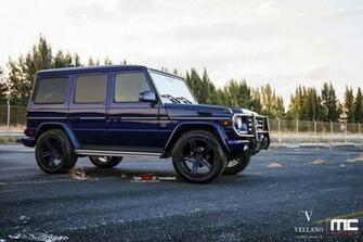 Mercedes G550 Blue Suv Vellano Wheels Tuning Cars Wallpaper