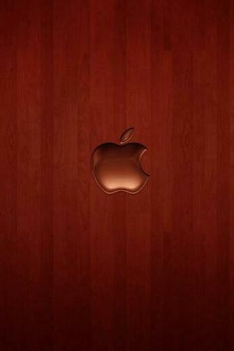 Cherry Wood Apple iPhone Wallpaper HD Res