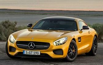 Wallpaper Yellow Mercedes Benz Amg Gt1 Image For Desktop