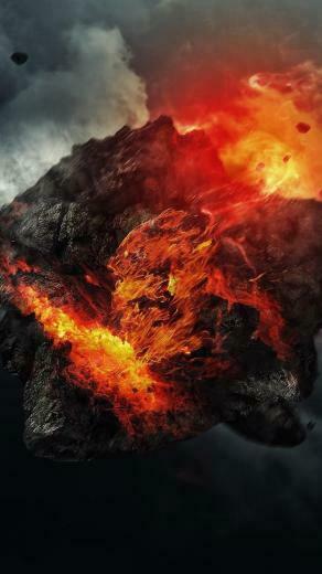 Selected Blackberry Wallpaper For Meteorite