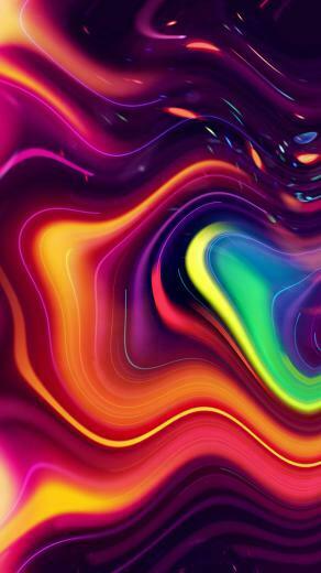 Trippy Melt iPhone Wallpaper
