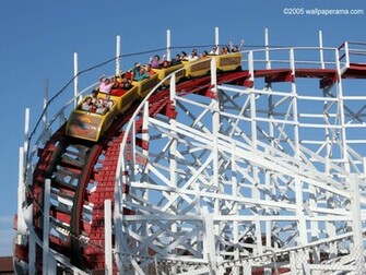 People Wallpaper Roller Coaster
