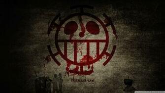 One Piece Trafalgar Law Logo Wallpaper HD Desktop And Mobile
