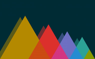 Solarized Mountains Minimalwallpaper