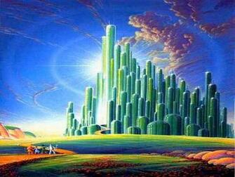 Emerald City Of Oz Wallpaper