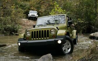 Green Jeep Wrangler Wallpaper