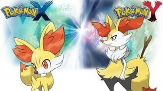 Pokemon X Y Wallpaper Fennekin And Braixen By Thelimomon On