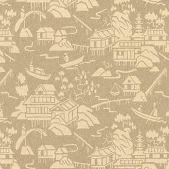 Chang Dynasty Gold Wallpaper Asian By Decoratorsbest