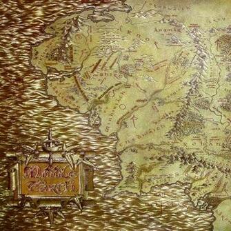 Rings Maps Middle Earth Wallpaper Art HD