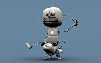 Desktop Wallpaper HD Save The Robots Mac Background Misc
