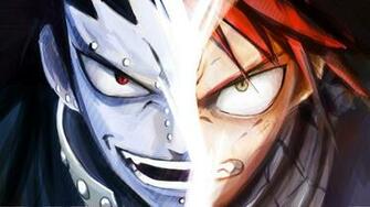 Natsu Dragneel Vs Gajeel Redfox Wallpaper HD Anime A058