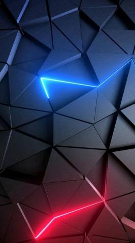 Mobile Phone Wallpaper Neon Pattern