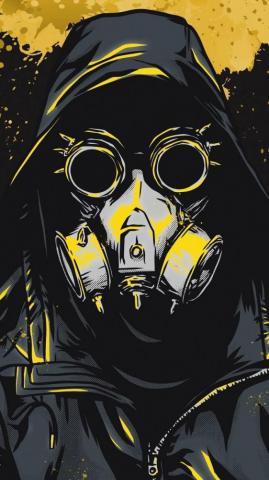 Mask Art Boy Wallpaper By Amazingwalls On