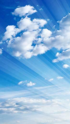 Wallpaper Clouds 5k 4k 8k Silver Lining Blue Sky