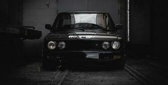 Black Car Bmw E28 Squatty Norway HD Wallpaper