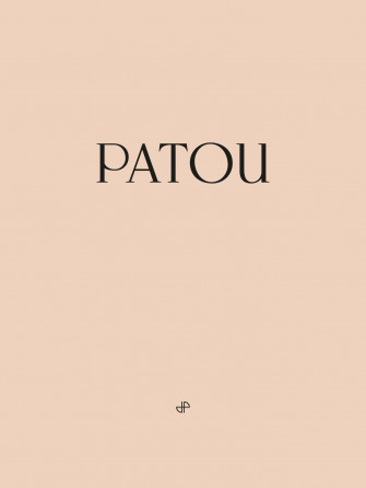 Patou Wordmark In Pastel Backdrop Wallpaper