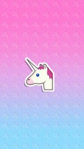 Wallpaper Background iPhone Android HD Unicorn Pink