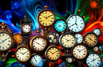 Time Zone Clock Wallpaper