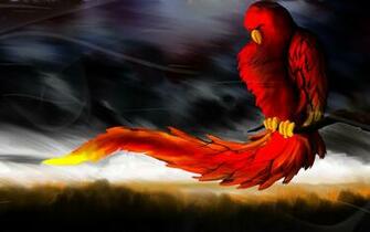 Red Phoenix Wallpaper