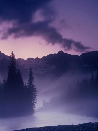Sunrise Glacier National Park Wallpaper