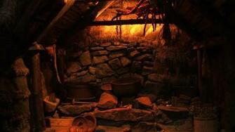 Indoors Medieval Cottage Wiccan Sigurour Atlason Wallpaper
