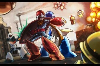 Proto Man And Mega Back To Wallpaper