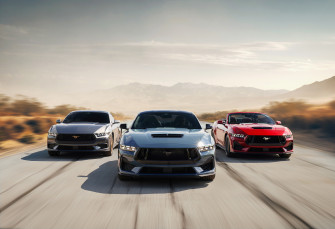 Ford Unveils New Gas Powered Redesigned Mustang As Car Industry