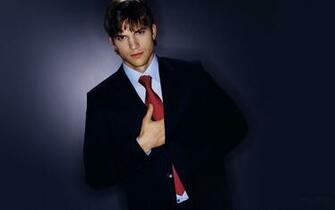 HD Wallpaper Ashton Kutcher Wearing Suite Male